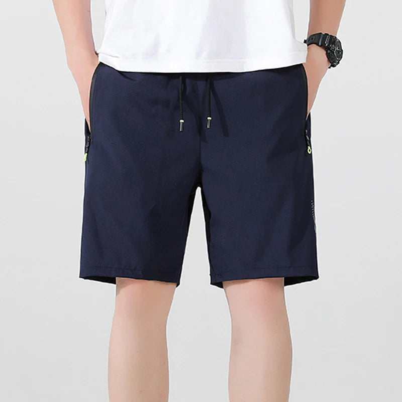 Men's Shorts Summer Football Soccer Sports Short Pants Breathable Drawstring Quick Dry Running Sports Shorts Men Jogging Bottom