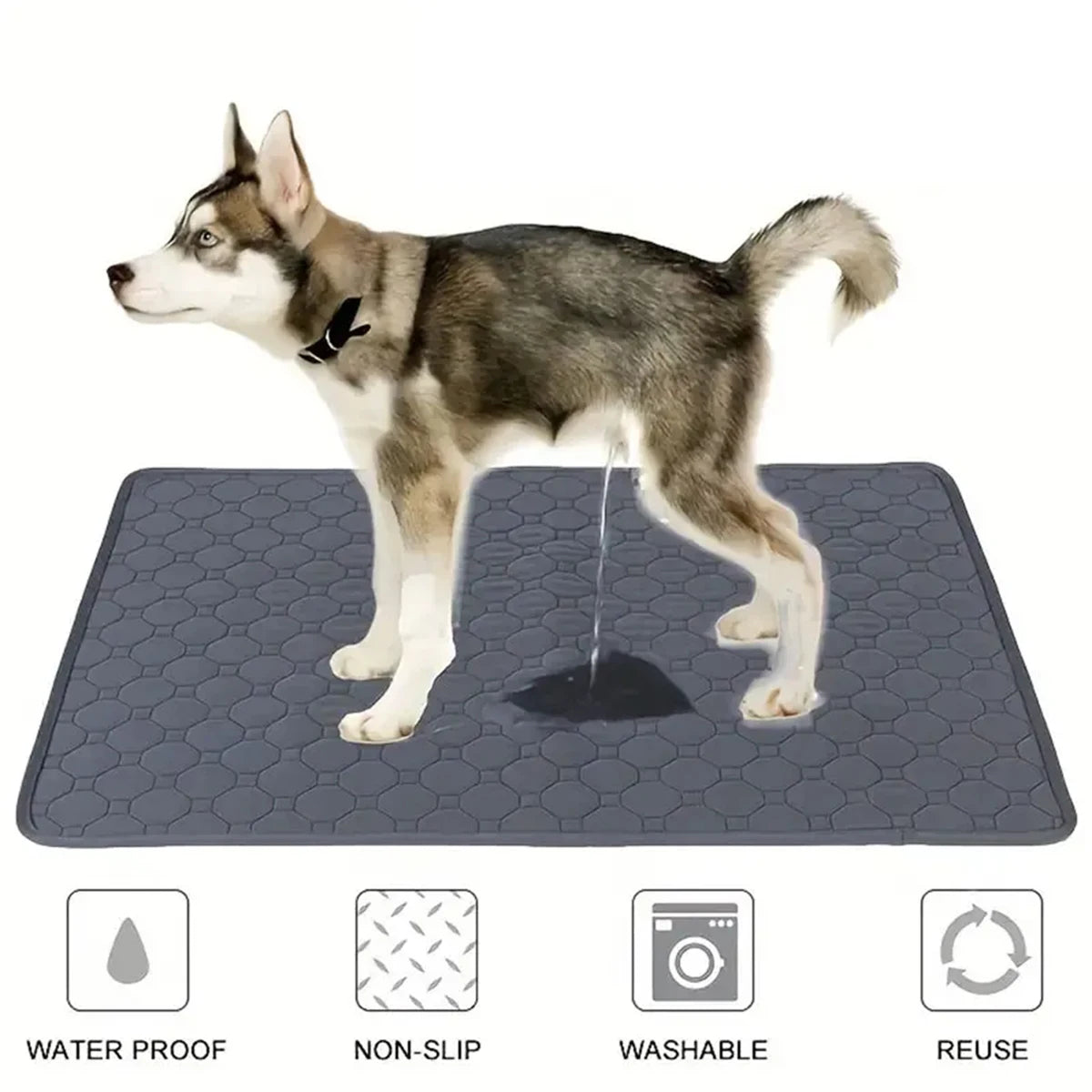 Winter Dog Pee Pad Reusable Washable Dog Urine Mat Car Seat Floor Sofa Waterproof Absorbent Puppy Cat Training Pet Supplies