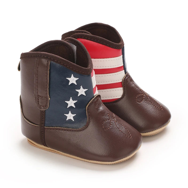 Newborn Baby Boots 0 12 Months Winter Denim First Walkers Boys Girls Warm Casual Western Style