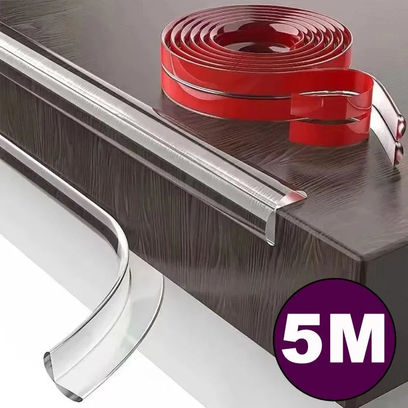 Transparent Table Edge Guard Furniture Corner Protector Strip Household Kid Collision Proof Soft Bumper Strip Baby Safety