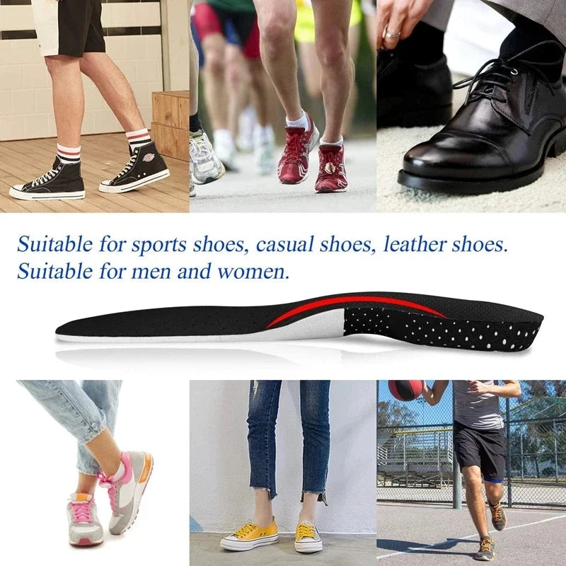 Shock-absorbing sports insole men and women arch support Orthopedic insoles Breathable comfortable running Shoe Pads 2Pcs/4Pcs