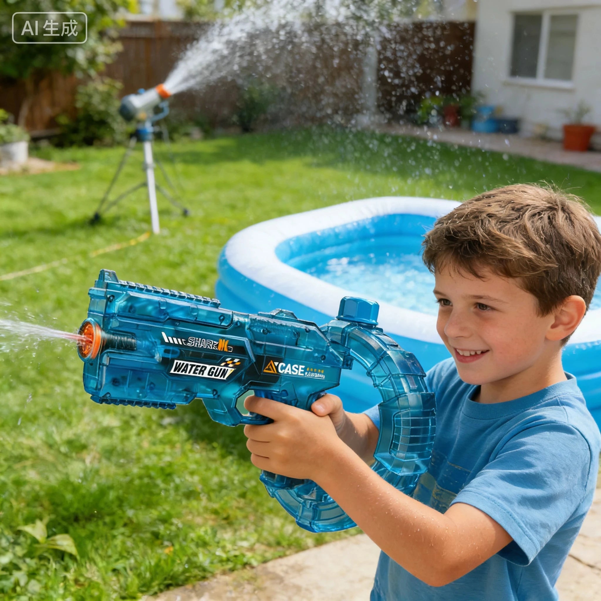 Electric Water Guns For Adults Powerful Squirt Automatic Water Suction Water Blasters Summer Outdoor Beach Toy For Boys Kid Gift