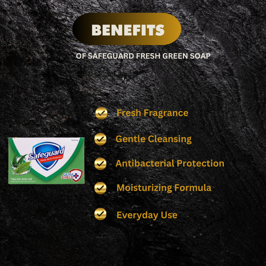 Safeguard Fresh Green Soap 130G - Premium Beauty Product