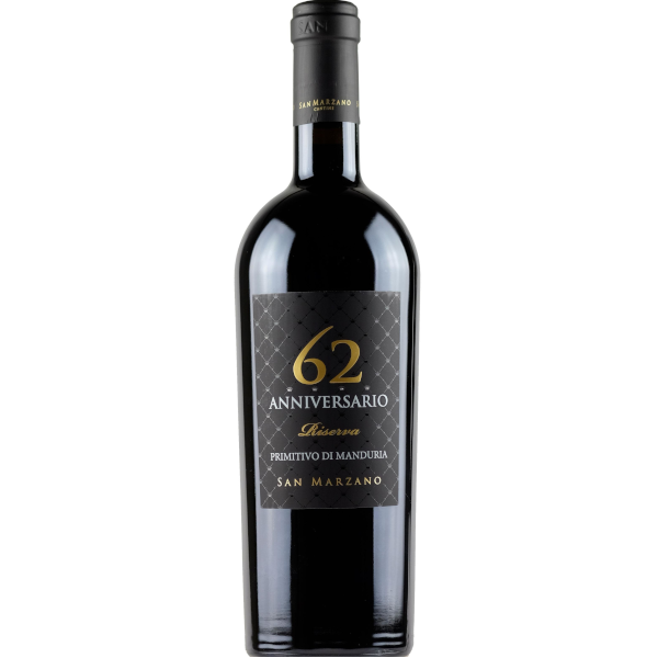 2018 Cantine San Marzano '62 Anniversario' Primitivo di Manduria Riserva, Italy (750 ml)
