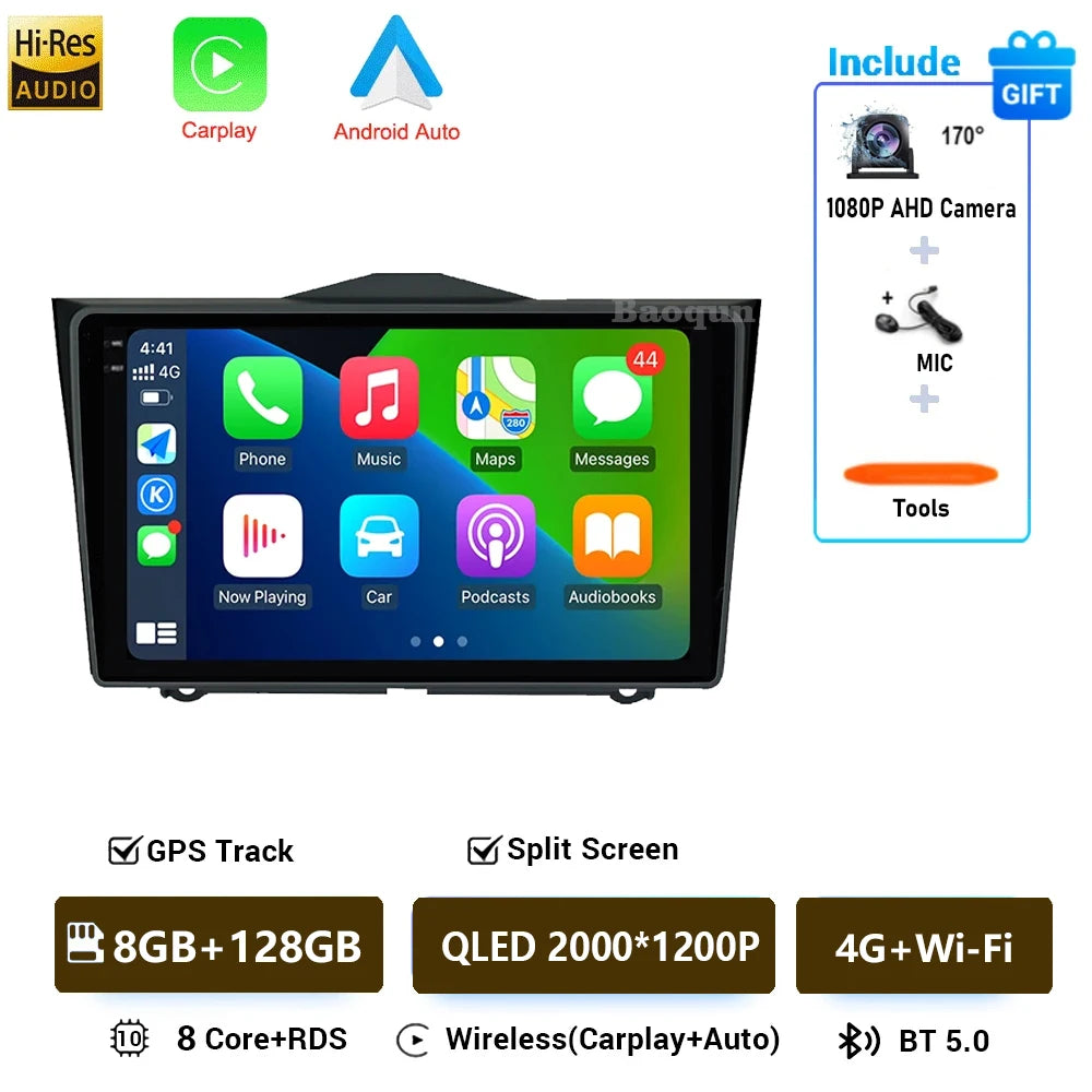Car Radio Android 16 For LADA Granta Cross 2018 - 2023 BT Head Unit Autoradio Viedo Player 5G WIFI DVD Multimedia GPS