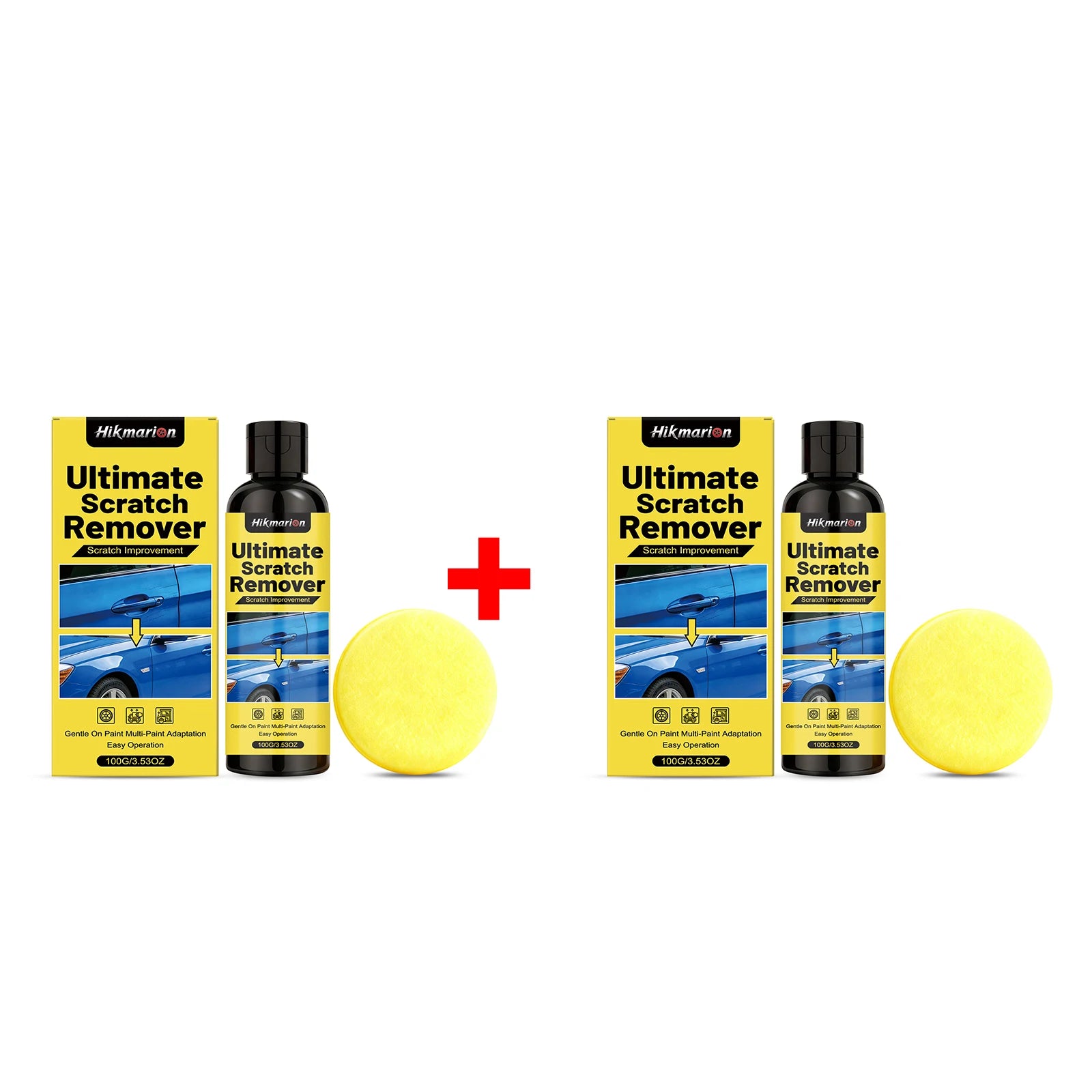 Car Scratch Repair Kit Polishing and Restoration Set for Light Scratches, Swirl Marks Scratch Remover Auto Body Maintenance