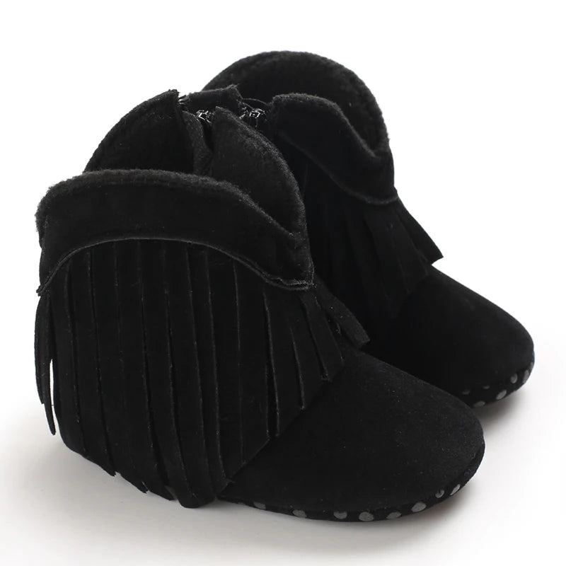 Newborn Baby Boots 0 12 Months Winter Denim First Walkers Boys Girls Warm Casual Western Style