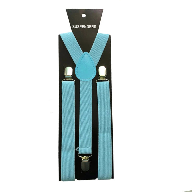 Suspenders For Men Pants Apparel Adult Suspender Man Shirt Dress Women Wedding Party Solid Colors Suit Skirt With Braces Straps