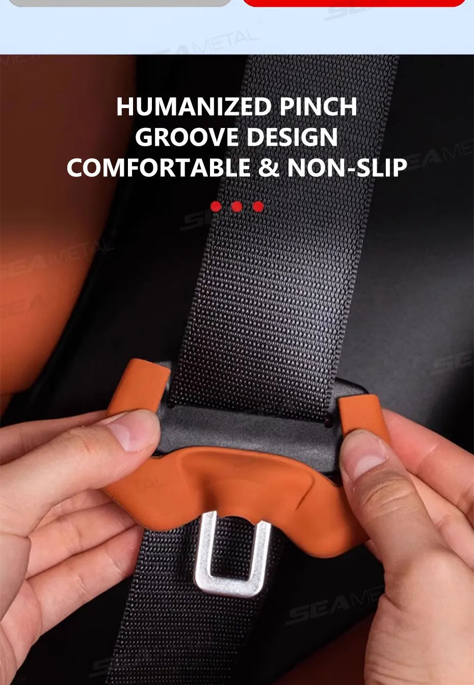 BLALION 2Pcs Seat Belt Buckle Cover Anti-Scratch Rubber Car Seat Buckle Protector Clip Protection Cover Universal for SUV Sedan