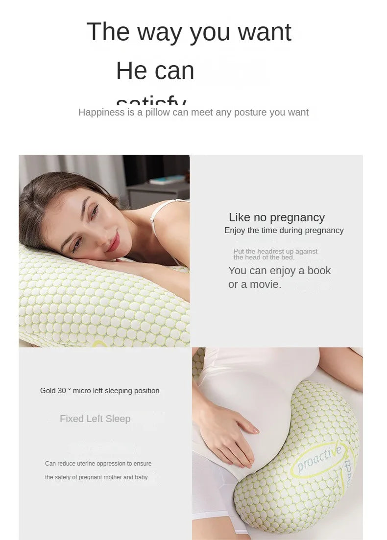 Pregnancy Pillow U-shaped Waist Pillows Maternity Supplies Sleeping Bedding Body Pillow Cushion Nursing Pillow for Pregnant