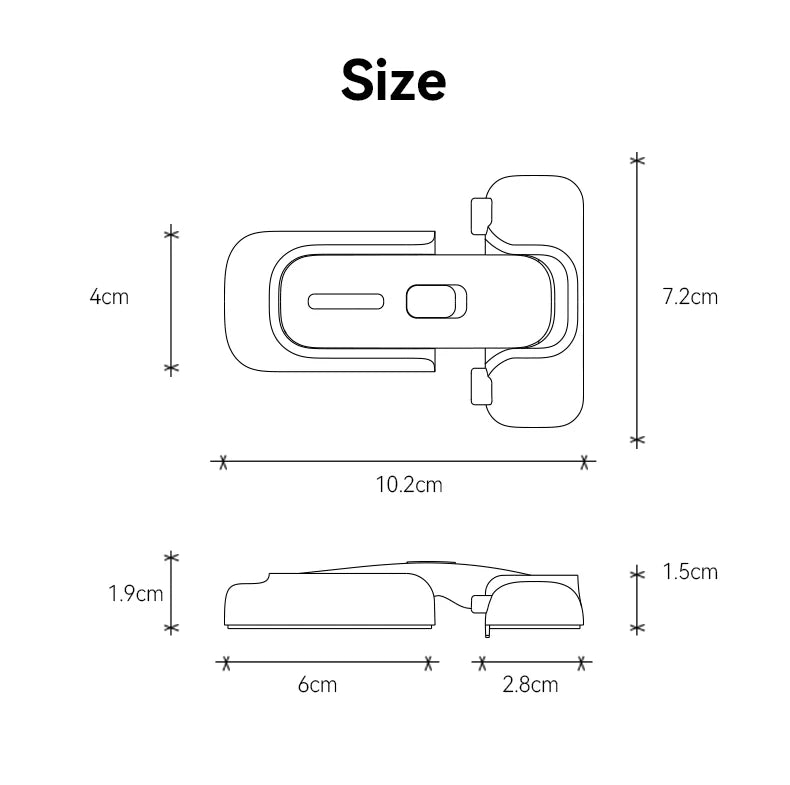 EUDEMON 1PC Baby Safety Refrigerator Door Stopper Single-Door Fridge lock Kids Safety Freezer Lock Stop Kids from Opening Fridge