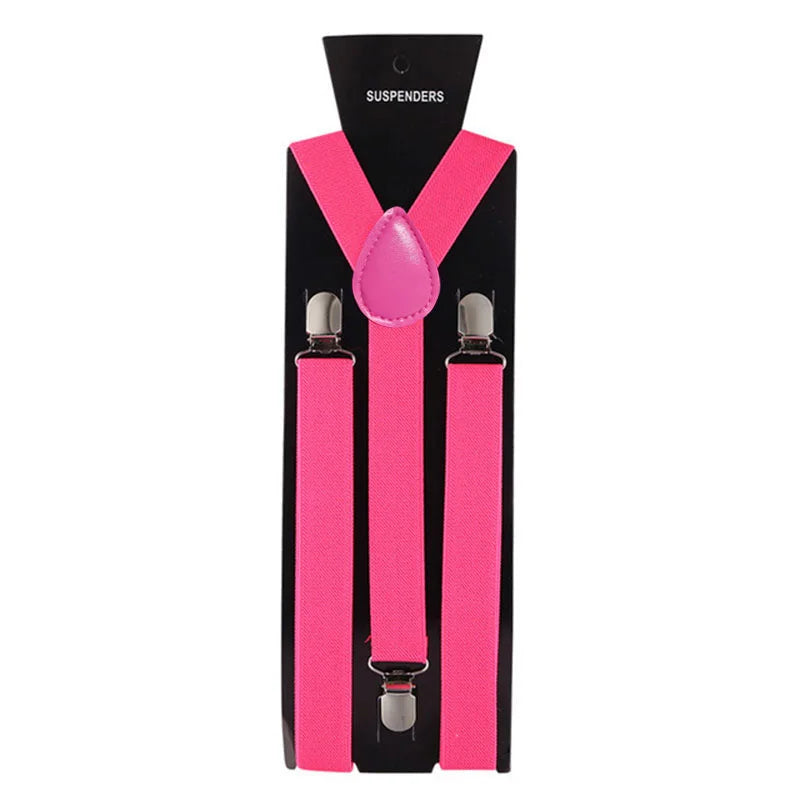 Suspenders For Men Pants Apparel Adult Suspender Man Shirt Dress Women Wedding Party Solid Colors Suit Skirt With Braces Straps