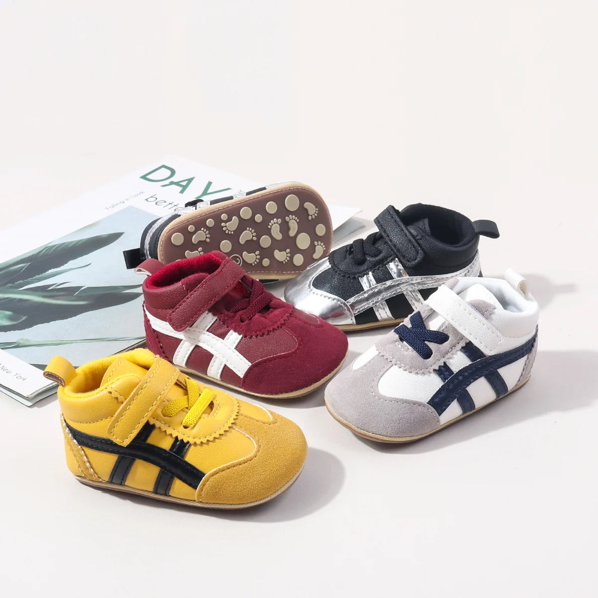 Spring And Autumn Baby Boys And Girls First Walking Toddler Shoes For 0-18M Fashion Design Causal Shoes BLS5171