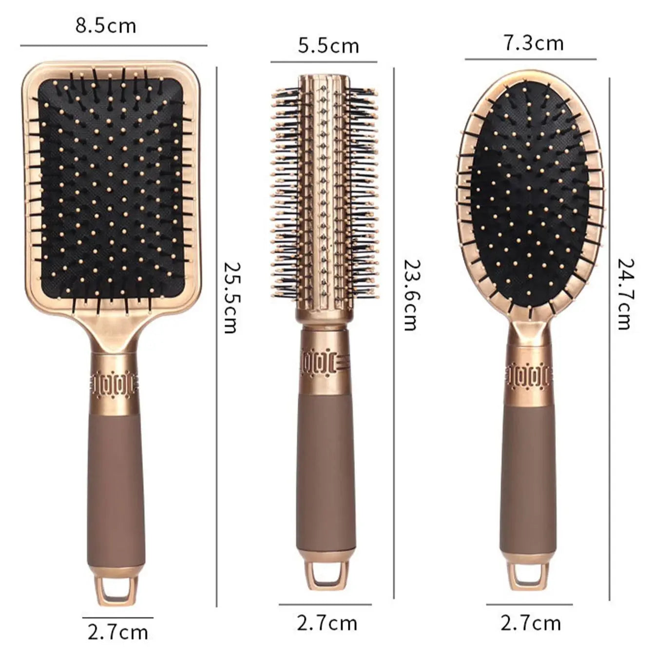 Anti Static Airbag Massage Comb High-End Practical Care Head Hair Brush Household Curly Hair Comb, Special for Real Hair Wigs