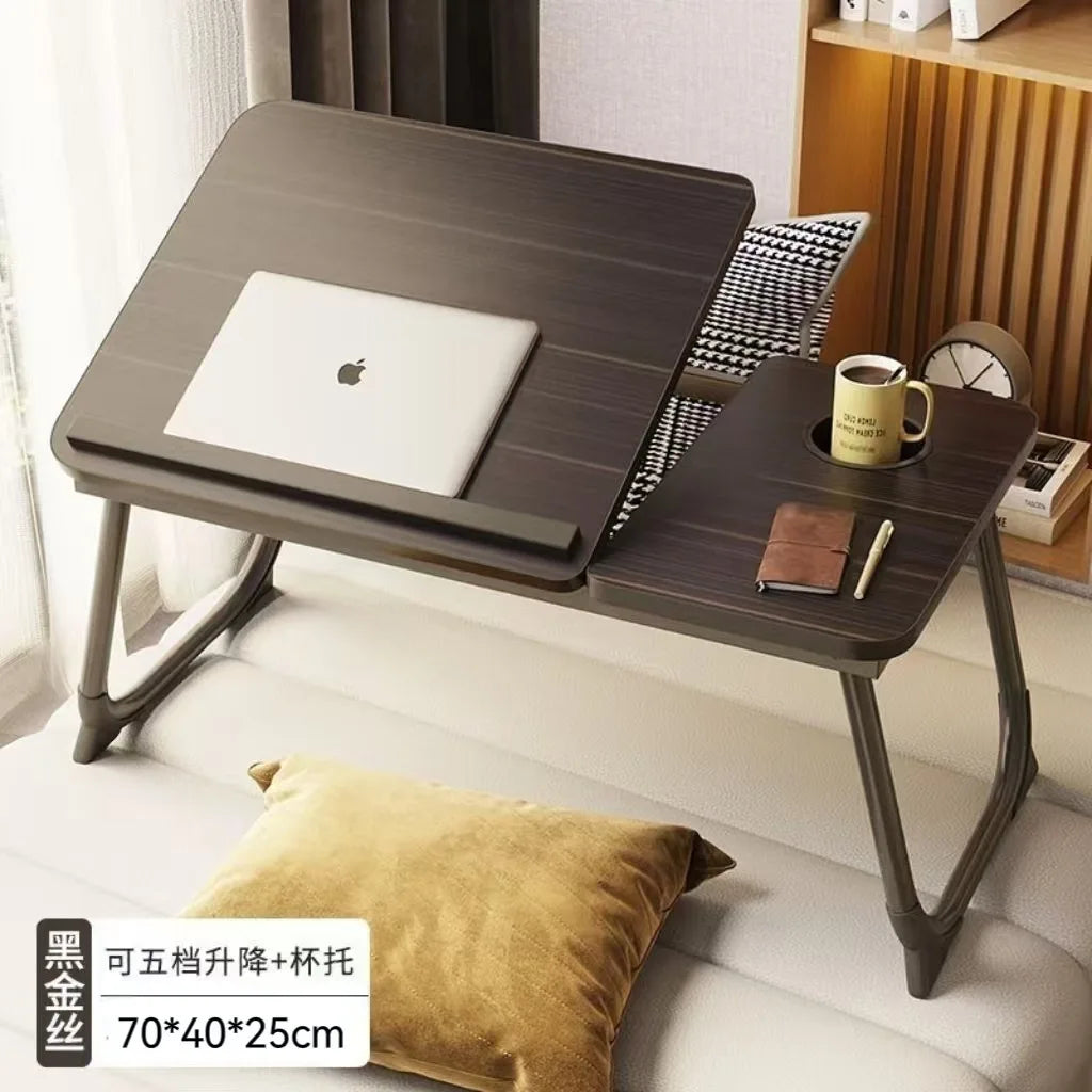 Bed foldable lifting computer desk small table notebook student dormitory lazy study table writing table desk