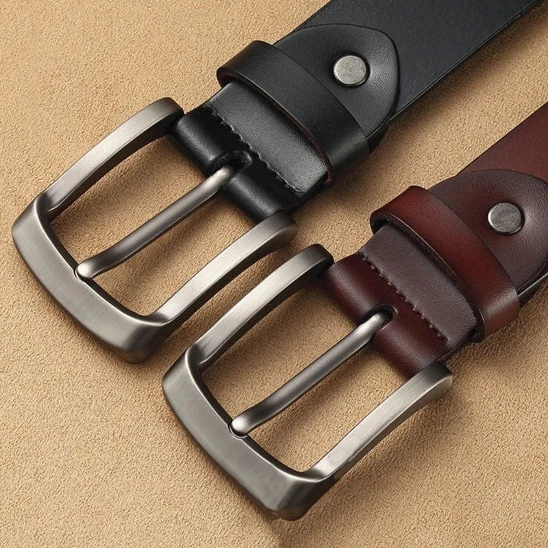 Good and Cheap Men's Retro Pin Buckle Belt Suitable for Formal Occasions High Cost Performance Casual Suit Trousers Belt Design