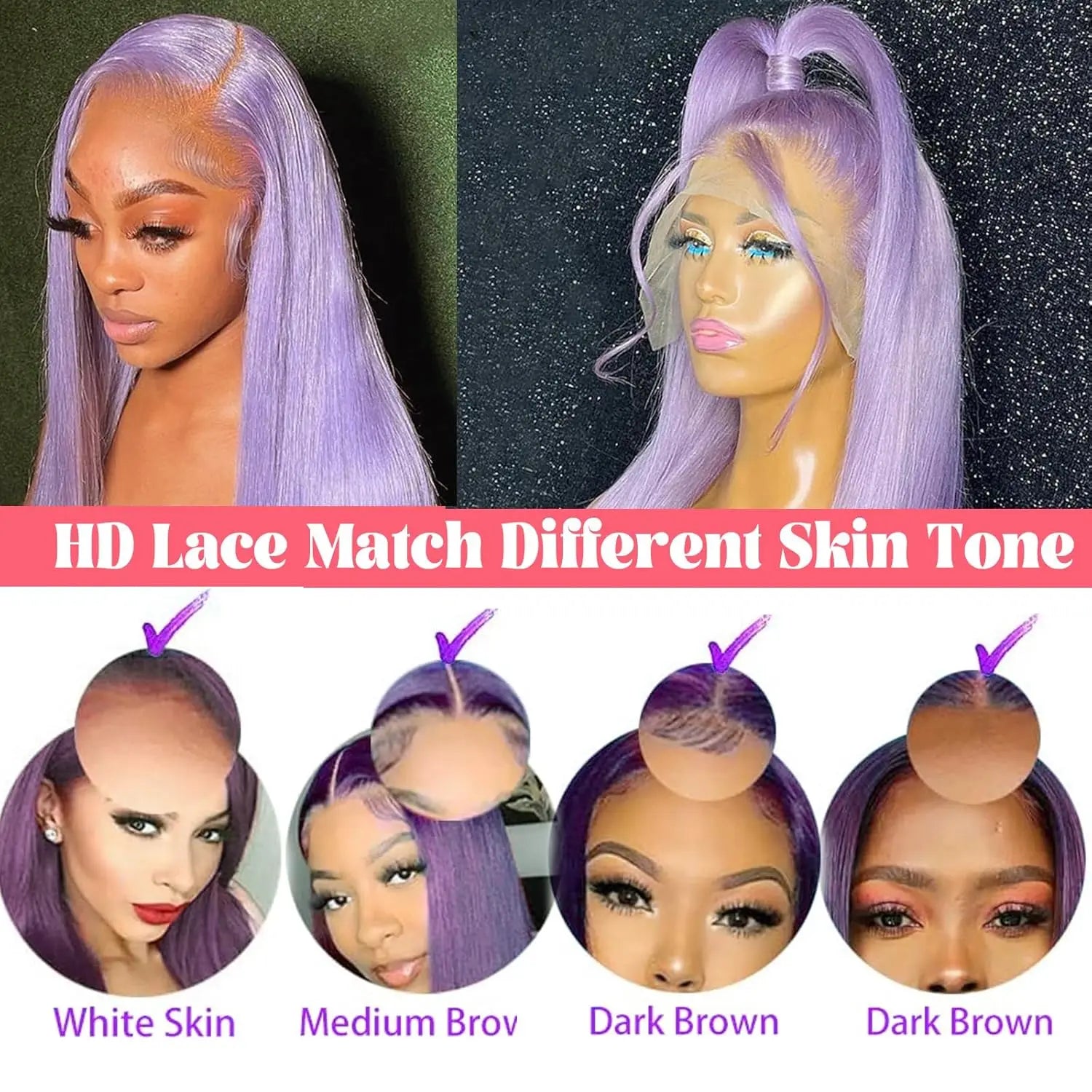 Silver Grey Brazilian Human Hair Wig 13X6 HD Transparent Lace Front Pre Plucked 28 32 Inch 200% Density Body Wave Wigs For Women