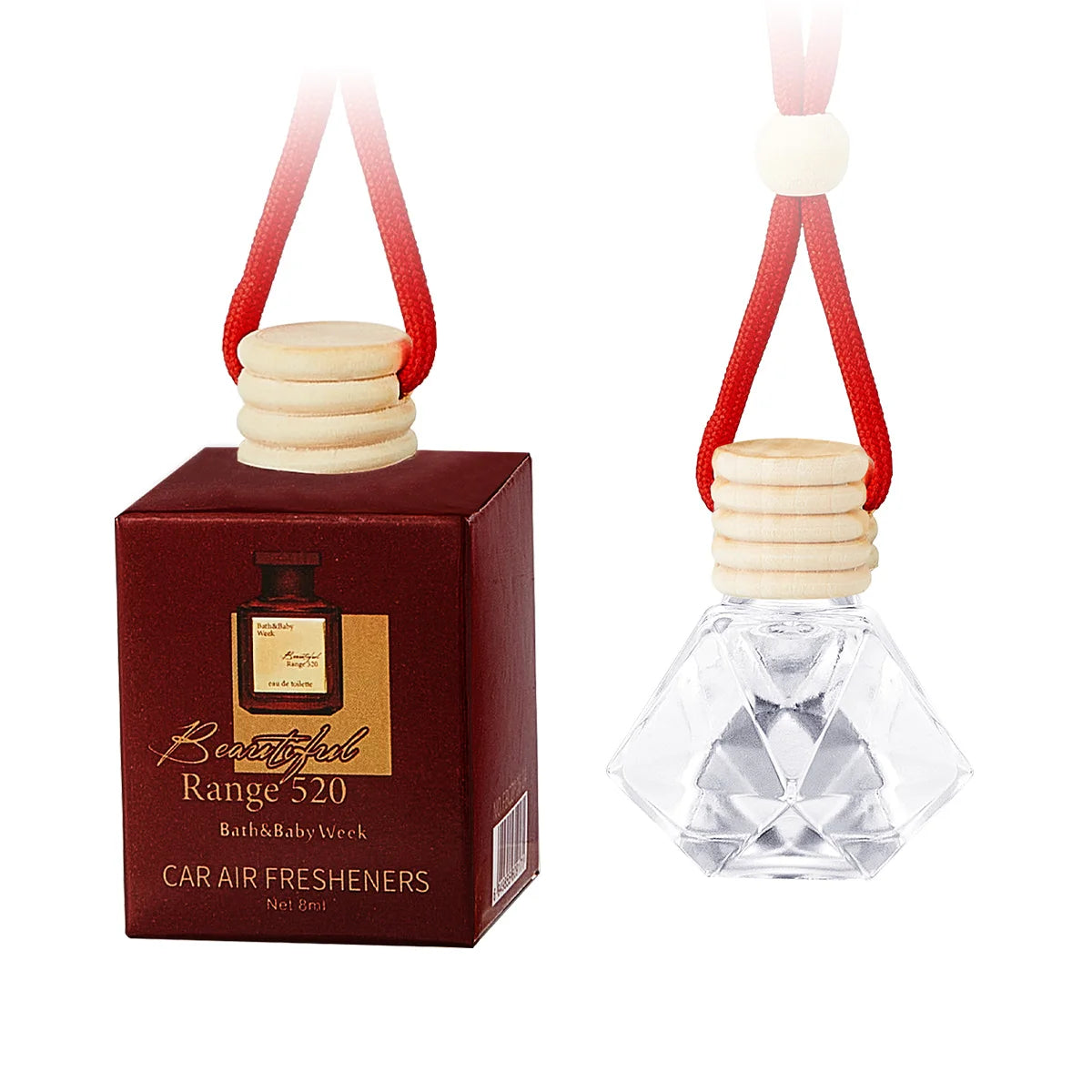 Perfume bottle car perfume, long-term car air freshener, car perfume used for car interior accessories, keep charming and fresh
