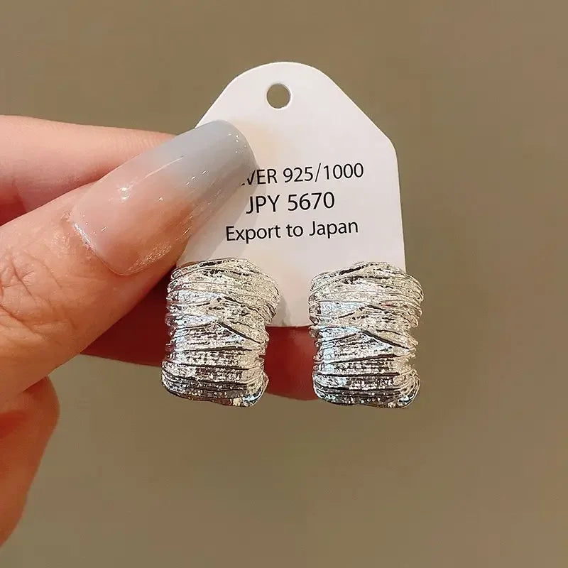 A Pair Vintage Couples Creative Angel Wings Stud Earrings Women Punk Studs Birthday Jewelry Gift