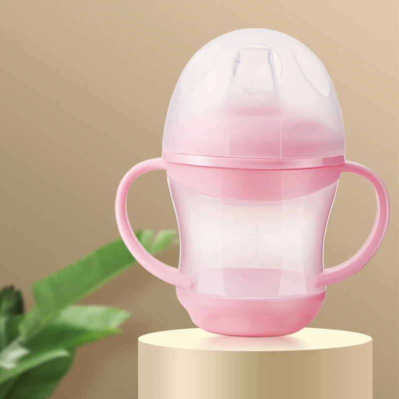 Child Bottle Children's Water Bottle Leakproof Water Bottles Outdoor Portable Children's Cups Infant Training Cups WithHandle