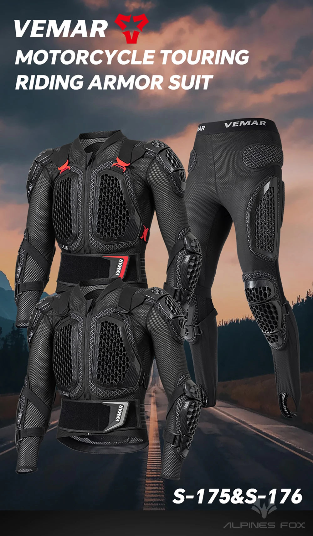 VEMAR 2025 Men New Motorcycle Jacket Moto Body Armor MX Armor Motocross Racing Jacket CE Approval Motorbike Moto Protection Gear