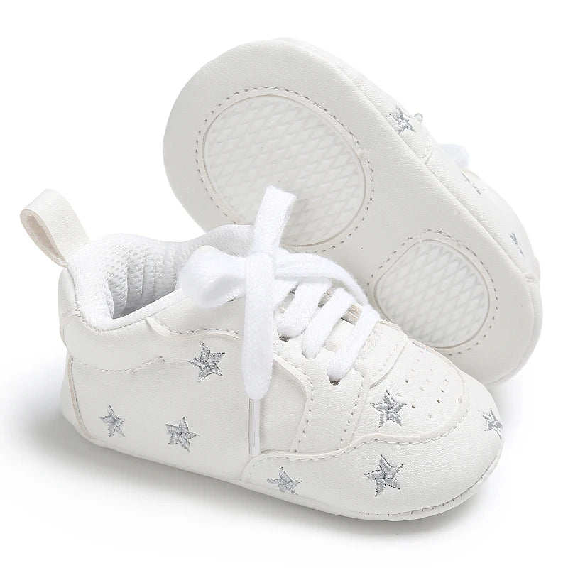 Casual Baby Shoes Infant Baby Girl Crib Shoes Cute Soft Sole Prewalker Sneakers Walking Shoes Toddler First Walker 0-18Month