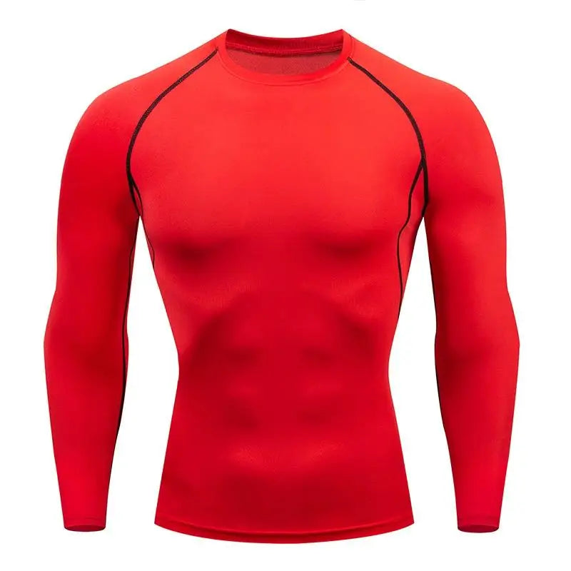 Compression Running Top Men Long Sleeve Shirt For Male Gym Clothing Quick Dry Sportswear Fitness Tee Training Workout Muscle Top