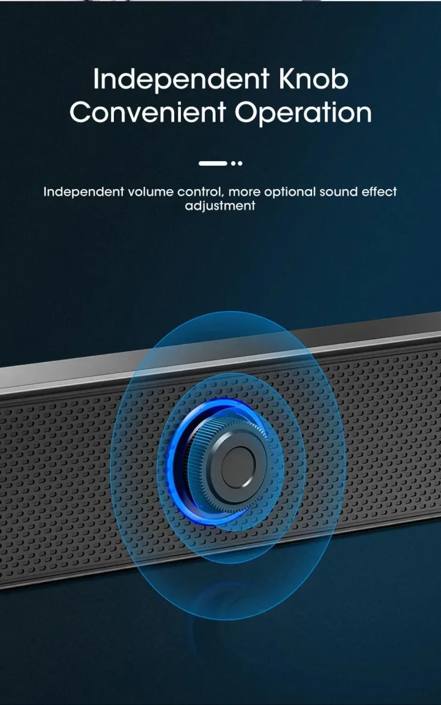 Wireless Bluetooth and PC Soundbar Wired Speaker USB Powered Soundbar for TV Pc Laptop Gaming Home Theater Surround Audio System