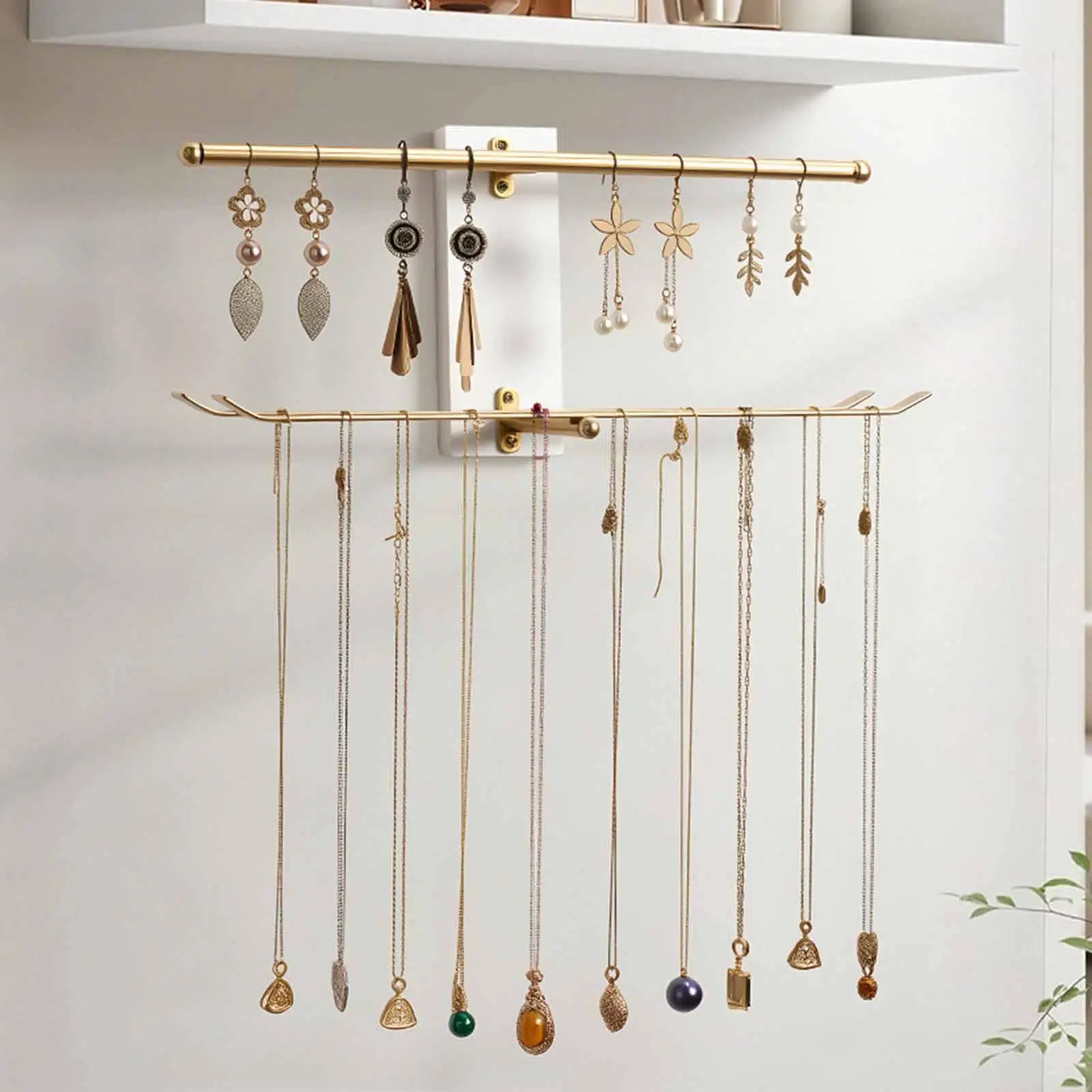 Wall Mounted Jewelry Organizer Hanging Organizer Large Capacity Women Gift Storage Holder Jewelry Hanger for Headband