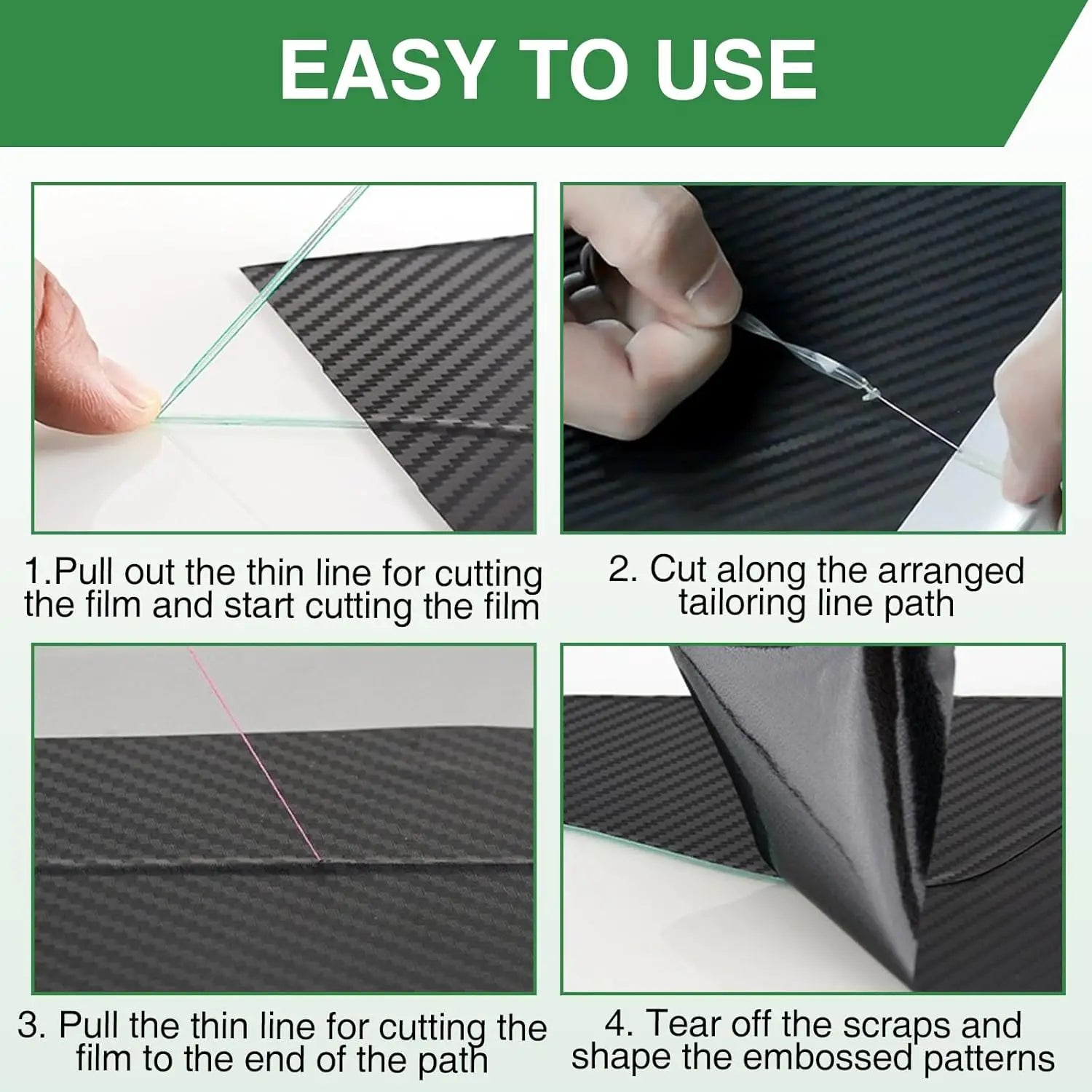 Vehicle Color Change Film Knifeless Finish Line Tape Kit Vinyl Wrap Tools for Car Stickers Design Cutting Line Graphic Film Tool