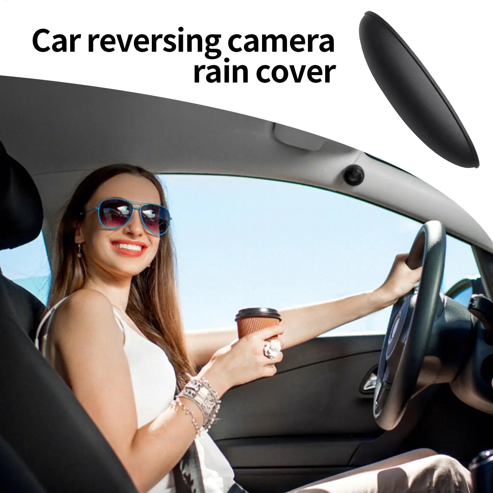 New Car Reverse Camera Silicone Rain Shade Cover Auto Rear Camera Rain Shield Cover Car Accessories Car Rear View Camera Shield