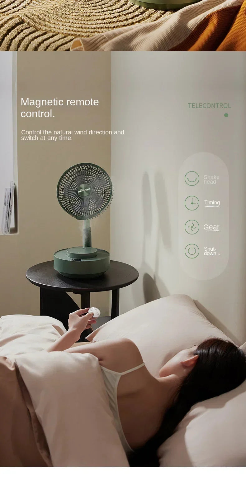 36V/110V/220V  Small Home Appliance Suspended Floor Fan with Powerful Airflow and Adjustable Height DW