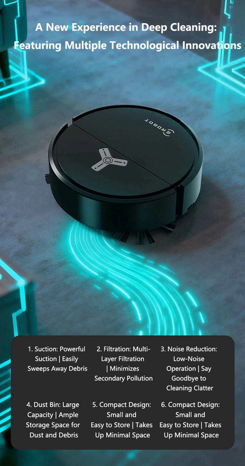 Lenovo 3-in-1 Smart Sweeping Robot Aspirateur Staubsauger Robot Vacuum Cleaner 4000Pa Carpet Hard Floor Home Cleaning Appliances