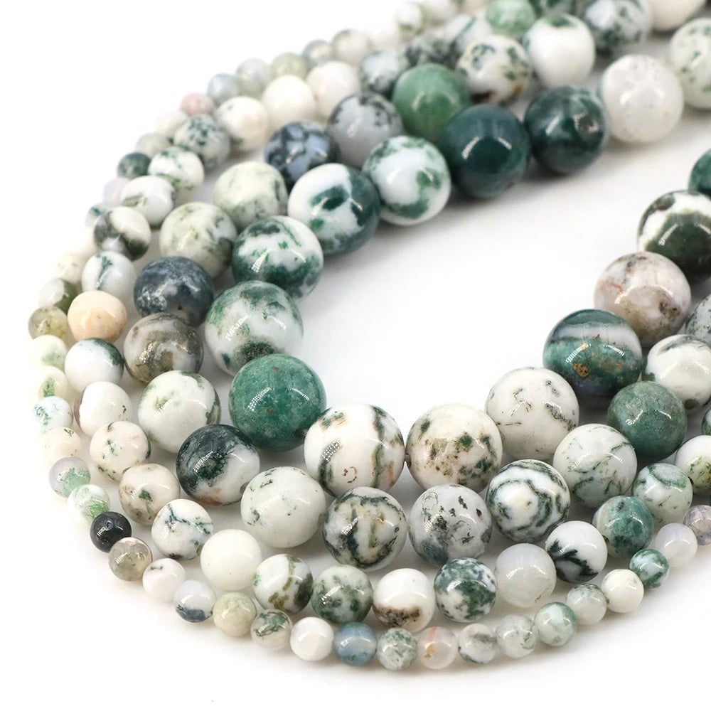 Natural Stone Beads Blue Tiger Eye Crystal Amethyst Rose Quartz Gemstone Bead for Jewelry Making Bracelet Necklace 4/6/8/10MM
