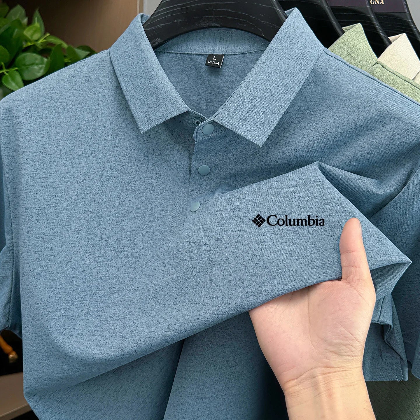 High end brand polo shirt classic letter embroidery men's short sleeved comfortable breathable and casual 2026 summer new Tshirt