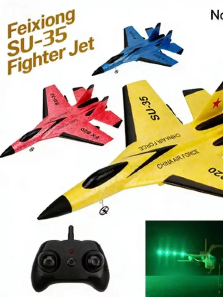 Remote Control Airplane 2.4G Remote Control Fighter Hobby Plane Glider Airplane EPP Foam Toys RC Plane Kids Gift