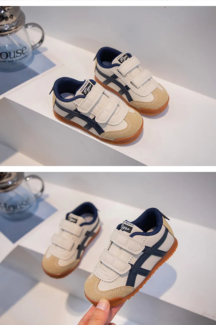 Children's Sneakers Boys Girls Soft Sole Non-slip Casual Student Running Shoes Baby Kids School Sports Shoes Warm Cotton Shoes