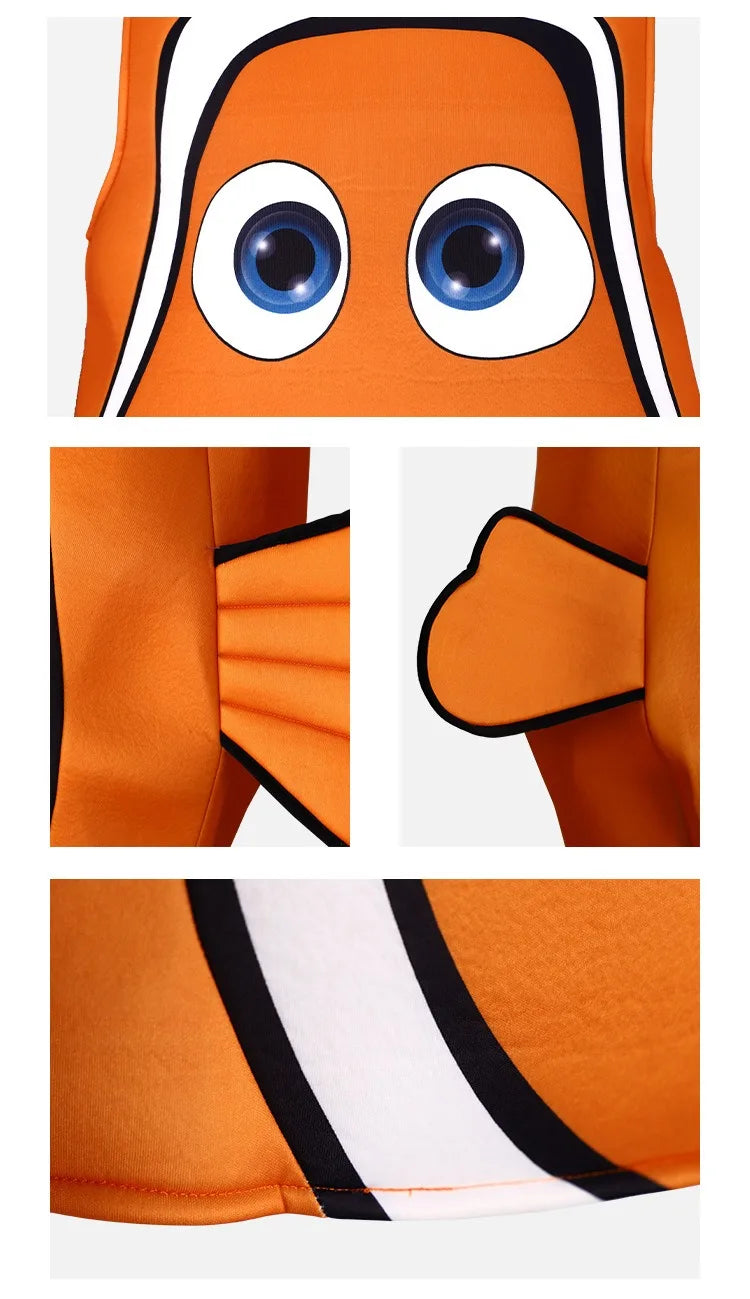Find Nemo Clownfish Cospaly Costume Adult Anime Nemo And Dory Clown Fish Cosplay Halloween Christmas Party Funny Sponge Costume