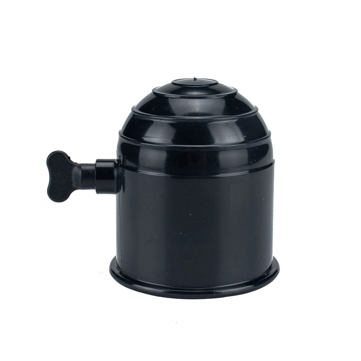 50mm Car Tow Bar Ball Cover Lockable Key Towing Hitch Trailer Protector Cap Black Silver Plastic Truck Car Prevent Loose Fall