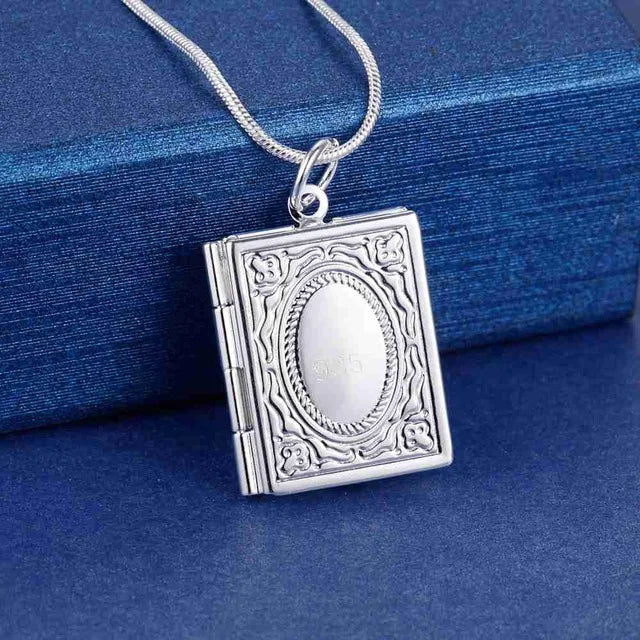 925 Sterling Silver Exquisite Heart Pendant Necklace Women's Fashion Wedding Engagement Jewelry