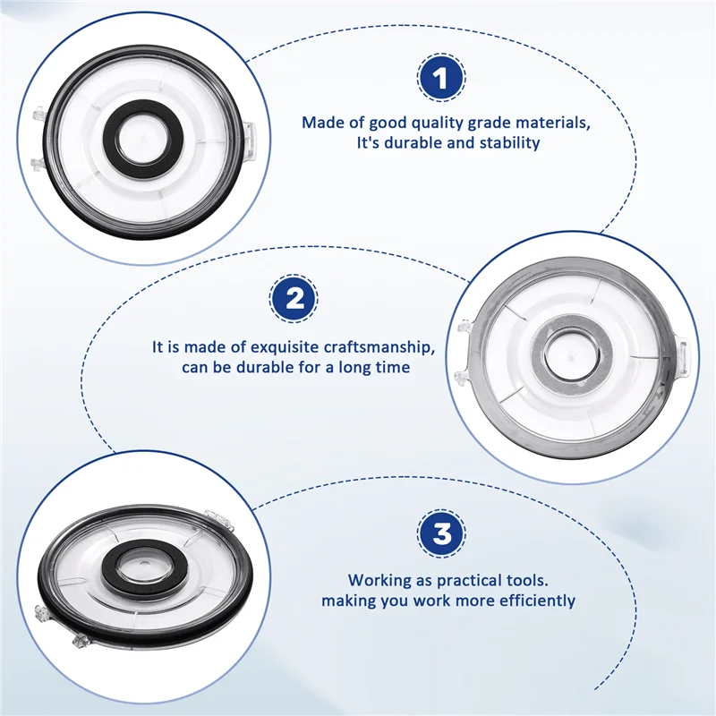 B64B-Dust Bin Lid Replacement For Xiaomi G9/G9 Plus//G9 Pro/G10/G10 Plus/G10 Pro Vacuum Dust Collector Lid Bin