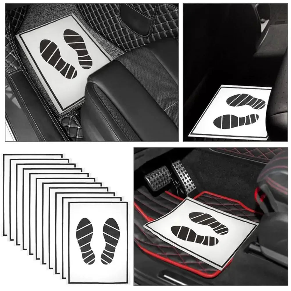 High Quality Disposable Car Floor Mats 100 50 25Pcs Waterproof Anti Slip Paper Vehicle Protection Interior Car Accessories