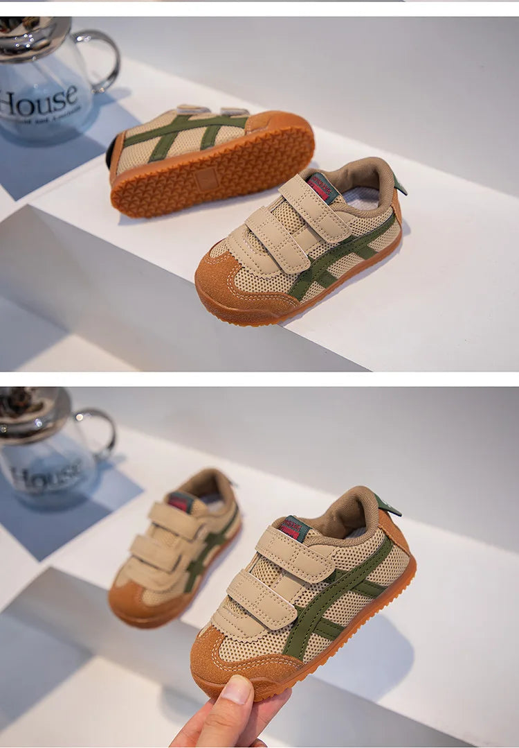 Children's Sneakers Boys Girls Soft Sole Non-slip Casual Student Running Shoes Baby Kids School Sports Shoes Warm Cotton Shoes