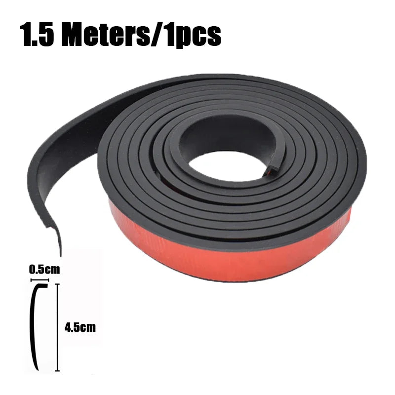 Car Fender Flares Wheel Arch Guard Trim Moulding Strip Eyebrow Lip Anti Scratch Mudflaps Universal Rubber Seal Protector Styling