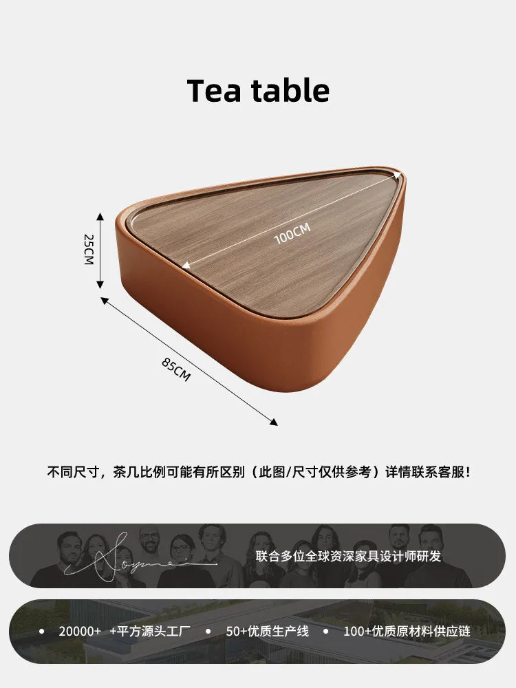 Coffee Table Living Room Small Space Luxury Cream Designer Simple Solid Wood Minimalist Storage Nordic Round Center Furniture