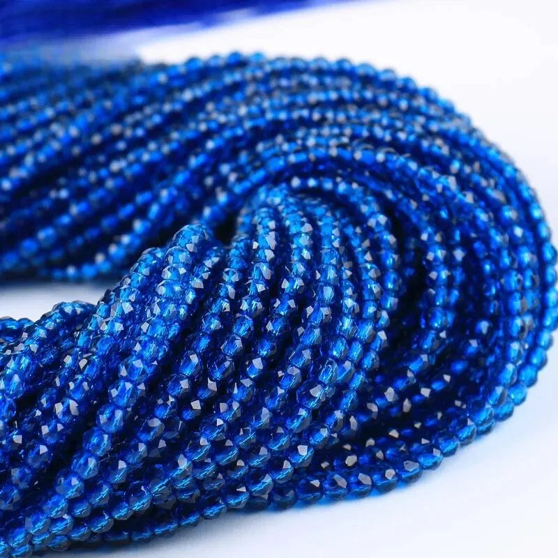 A 4mm Flat Bead Wheel Bead Loose Bead Crystal Glass Bead Bracelet Necklace Beaded Material DIY Jewelry Accessories