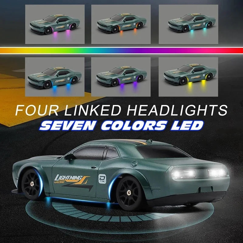 4WD RC Drift Car 1:43 Remote Control Cars Truck 4x4 Racing Drifting 2.4G Radio Mini Vehicle Model Toy Gift for Adults Kids Boys