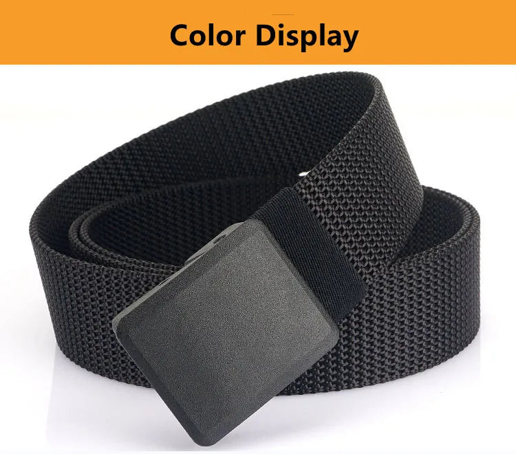 Military Automatic Buckle Nylon Belt Outdoor Hunting Multifunctional Tactical Canvas Belt High Quality Men Belt