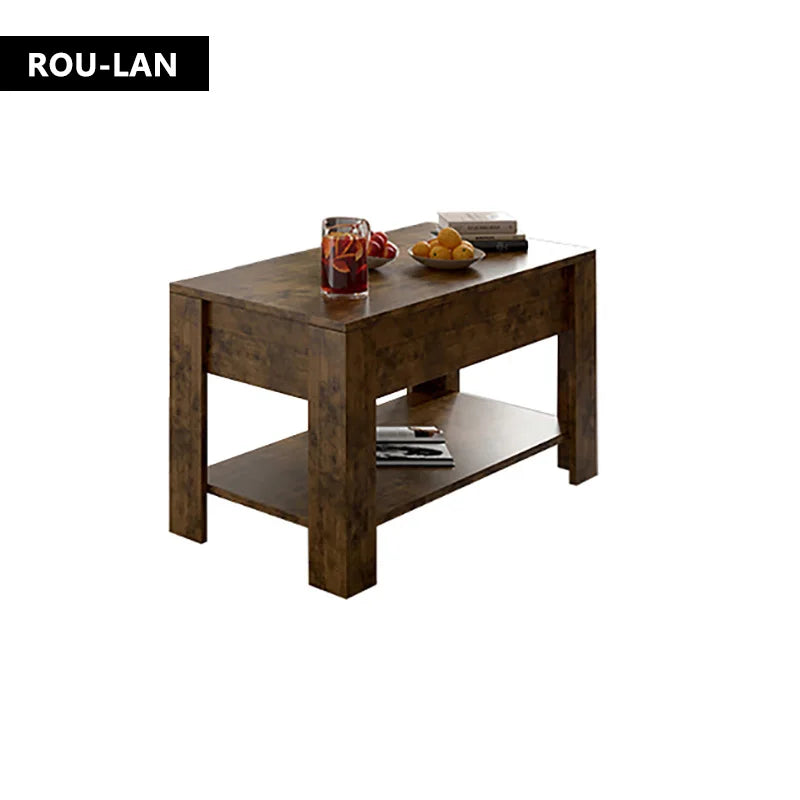 Small Modern Coffee Tables with Storage for Living Room Wood Lift Top Center Table Farmhouse