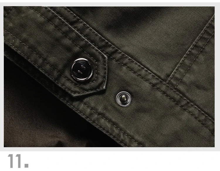 New 2025 Casual Army Military Jacket Men Plus Size M-6XL Jaqueta masculina  Spring & Autumn Cargo Mens Jackets Coat